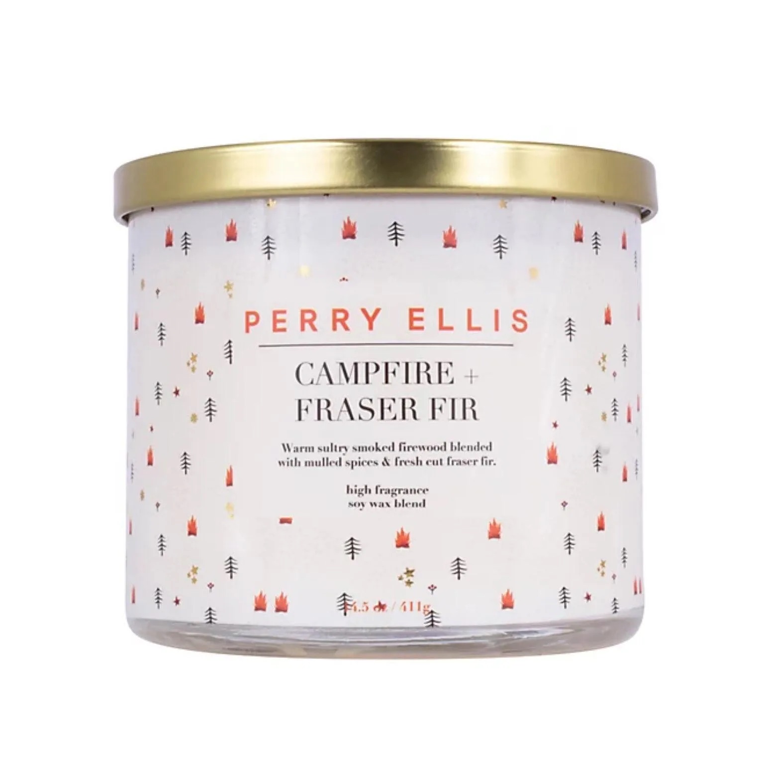 Perry Ellis Camp Fire & Frasier Candle – 14.5Oz